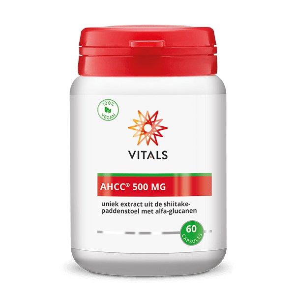 Vitals | AHCC® 500 mg 60 capsules | Order online – GOOD FOR YOU BEVERWIJK