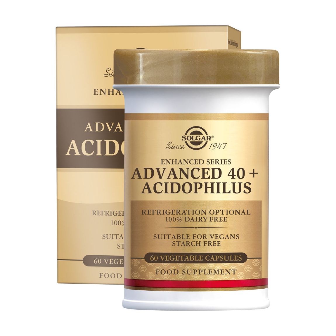 Advanced 40+ Acidophilus Probiotica Supplement Solgar   