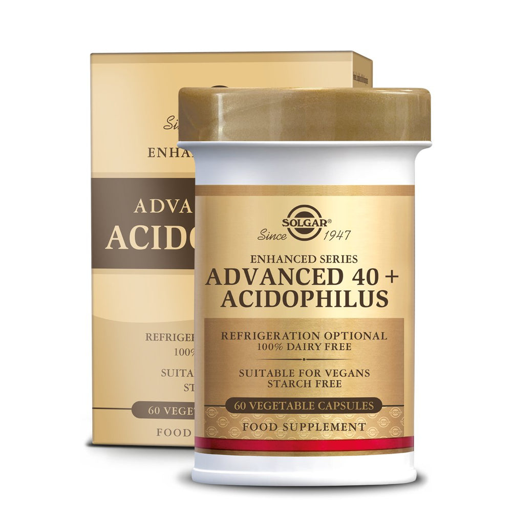 Advanced 40+ Acidophilus Probiotica Supplement Solgar 60  