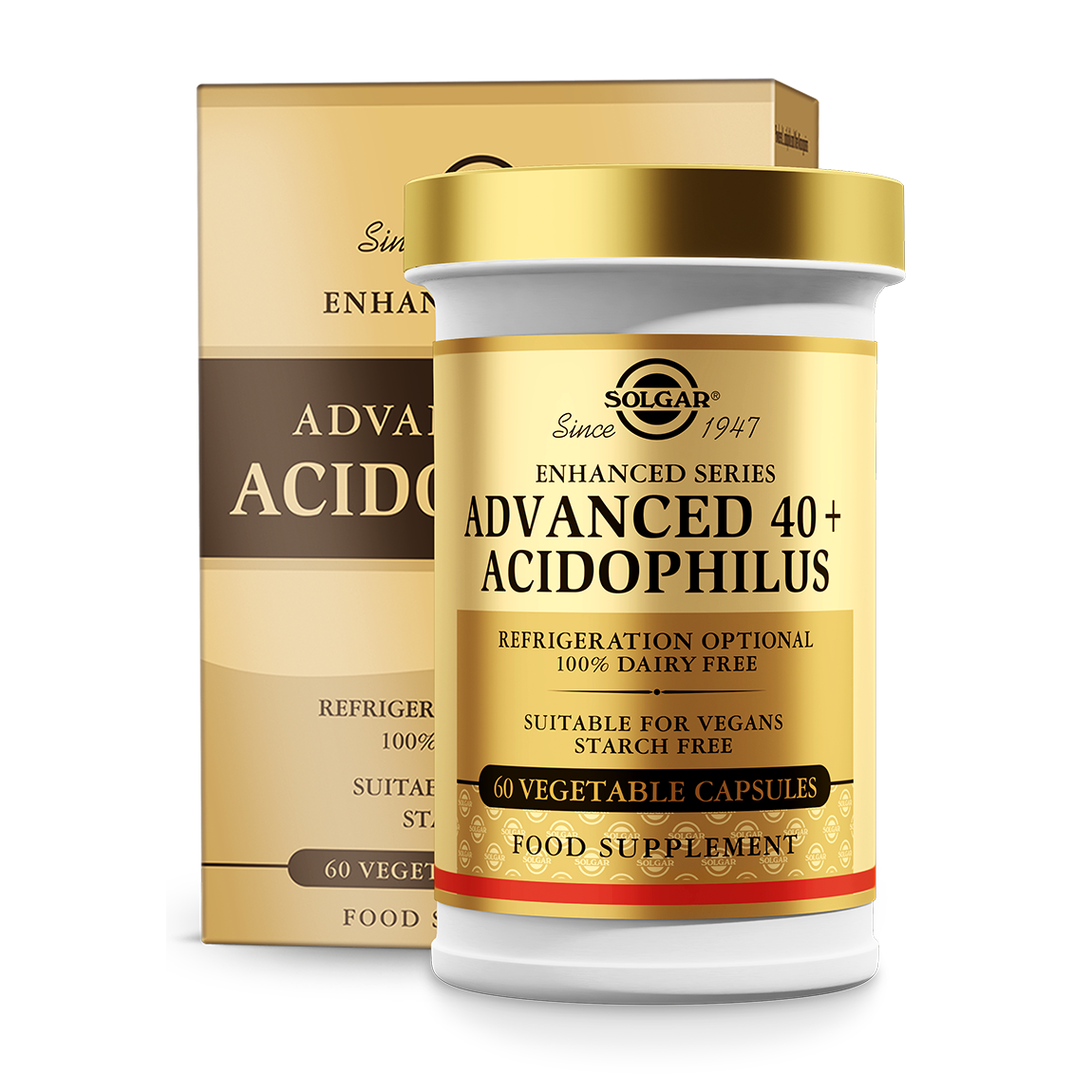Advanced 40+ Acidophilus Probiotica Supplement Solgar