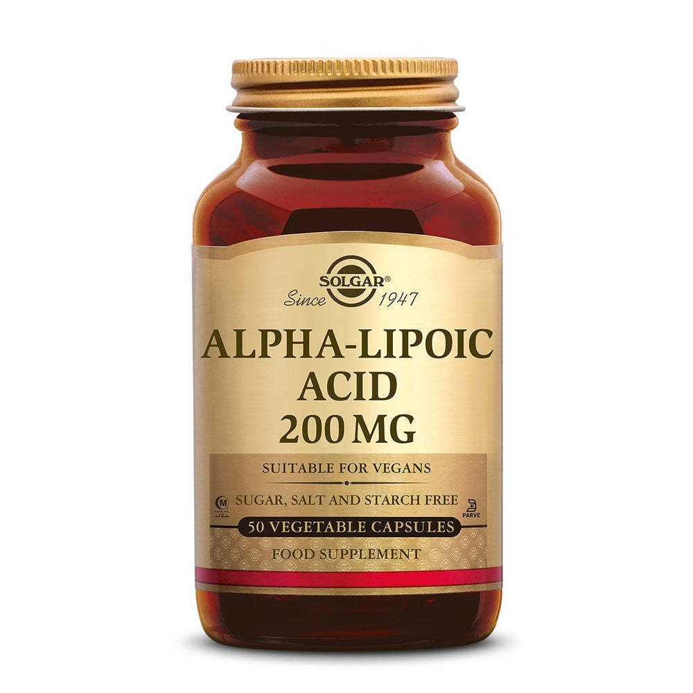 Alpha Lipoic Acid (Liponzuur) 200 mg Supplement Solgar 50  