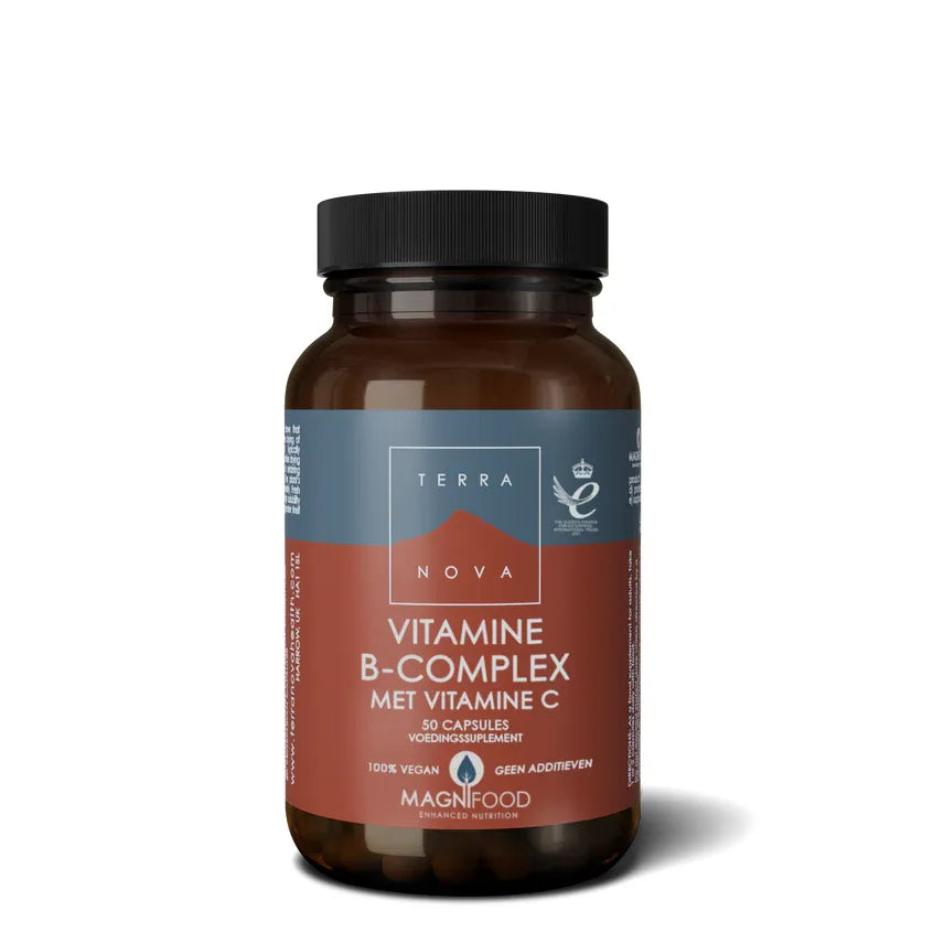 B-Complex met Vitamine C Supplement Terranovabenelux 100 capsules