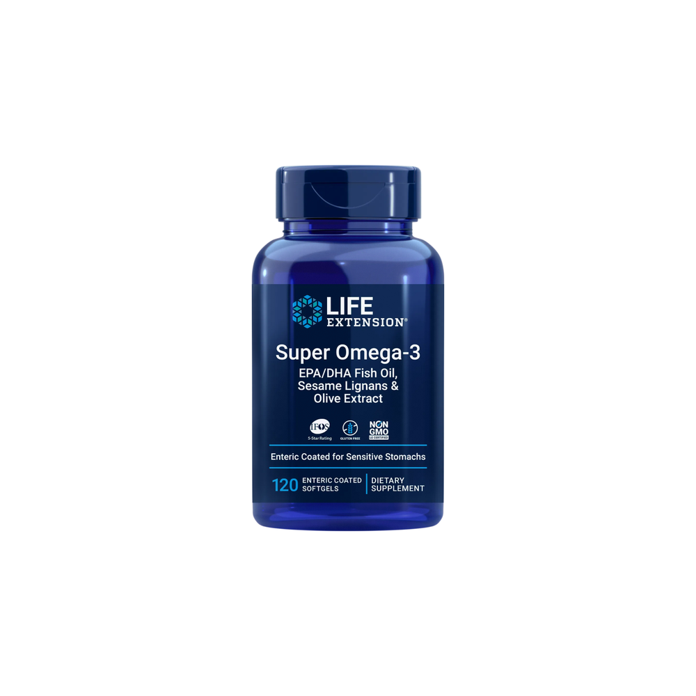 Super Omega-3 EPA/DHA Fish Oil, Sesame Lignans & Olive Extract Life Extension Default Title