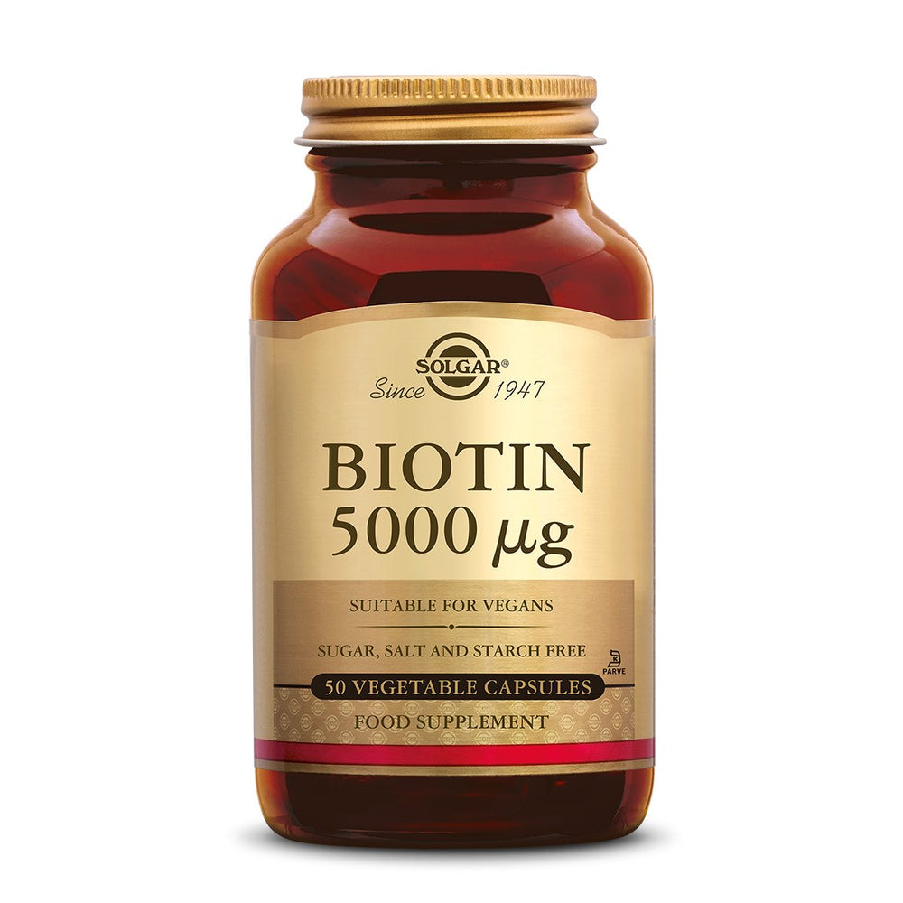 Biotine 5000 mcg Supplement Solgar 50  