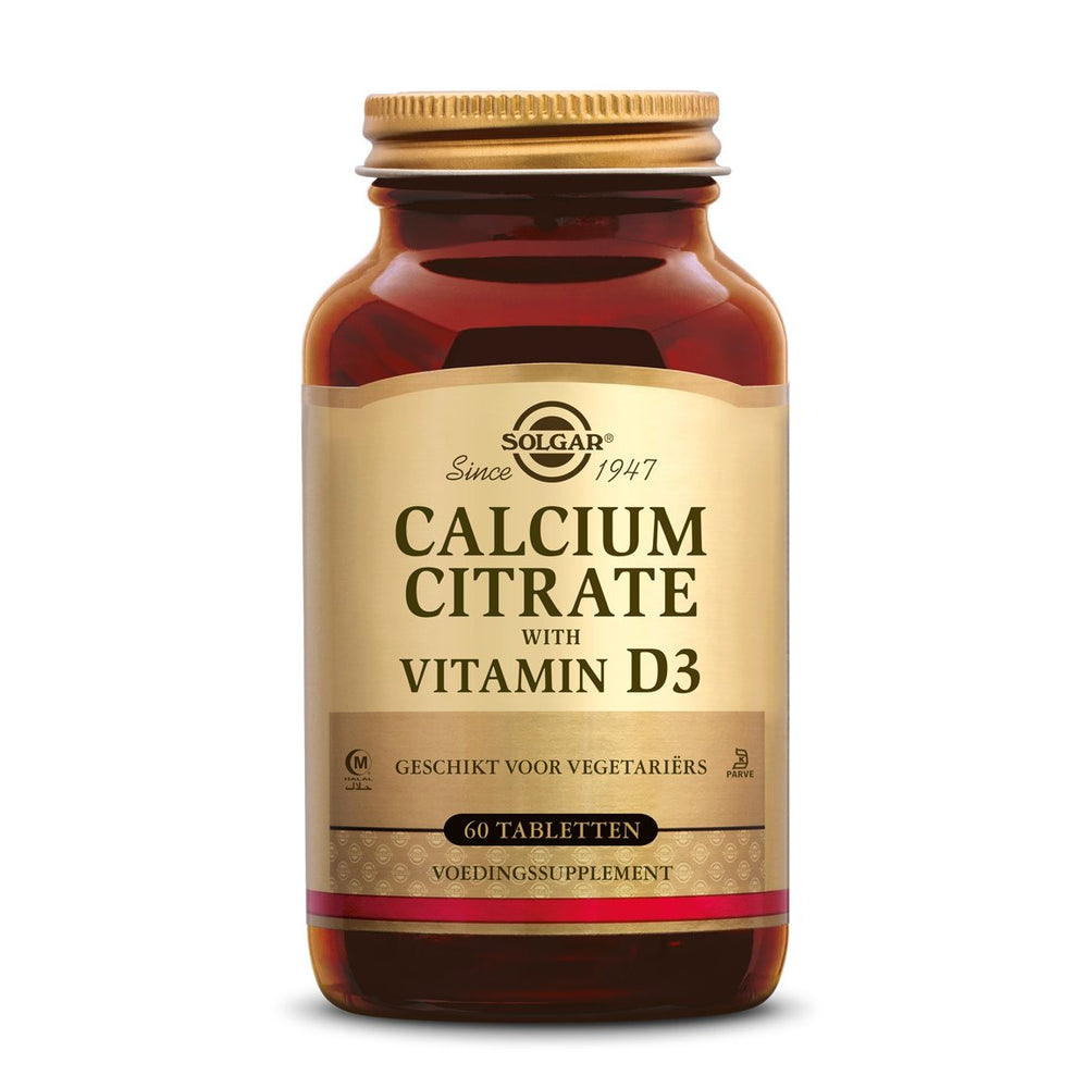 
                      
                        Calcium Citraat met Vitamine D-3 Supplement Solgar 60  
                      
                    