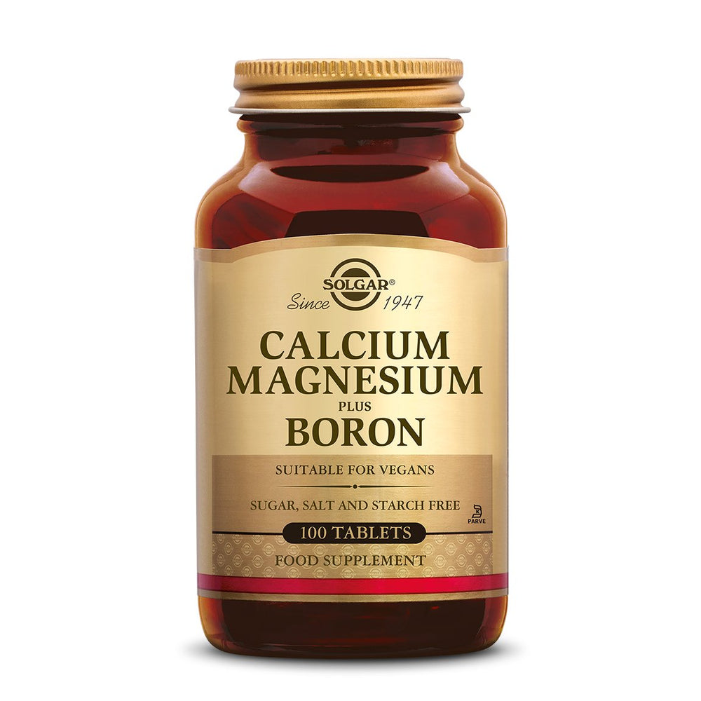 Calcium Magnesium plus Borium Supplement Solgar 100  