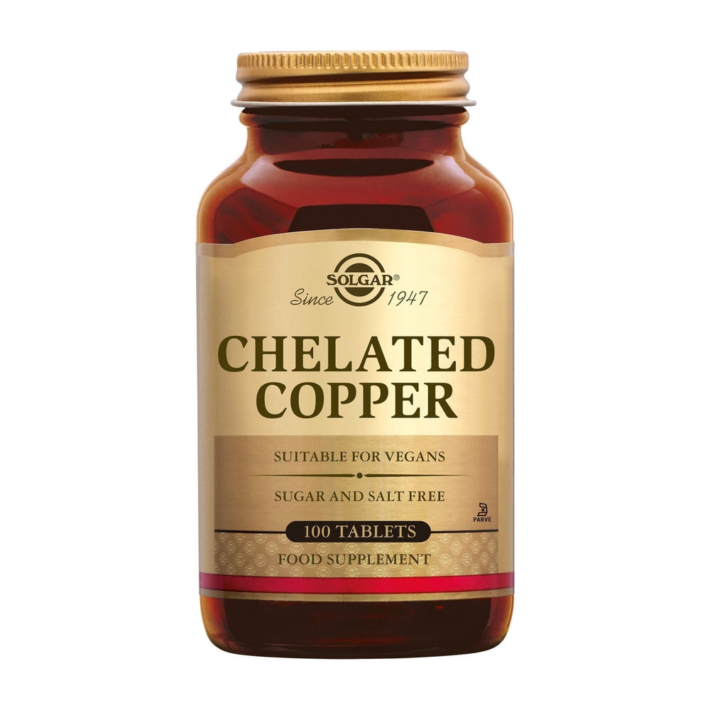 Chelated Copper (Koper) Supplement Solgar   