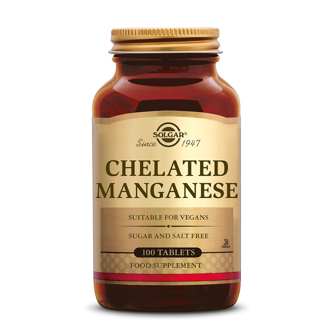 Chelated Manganese (Mangaan) Supplement Solgar 100  