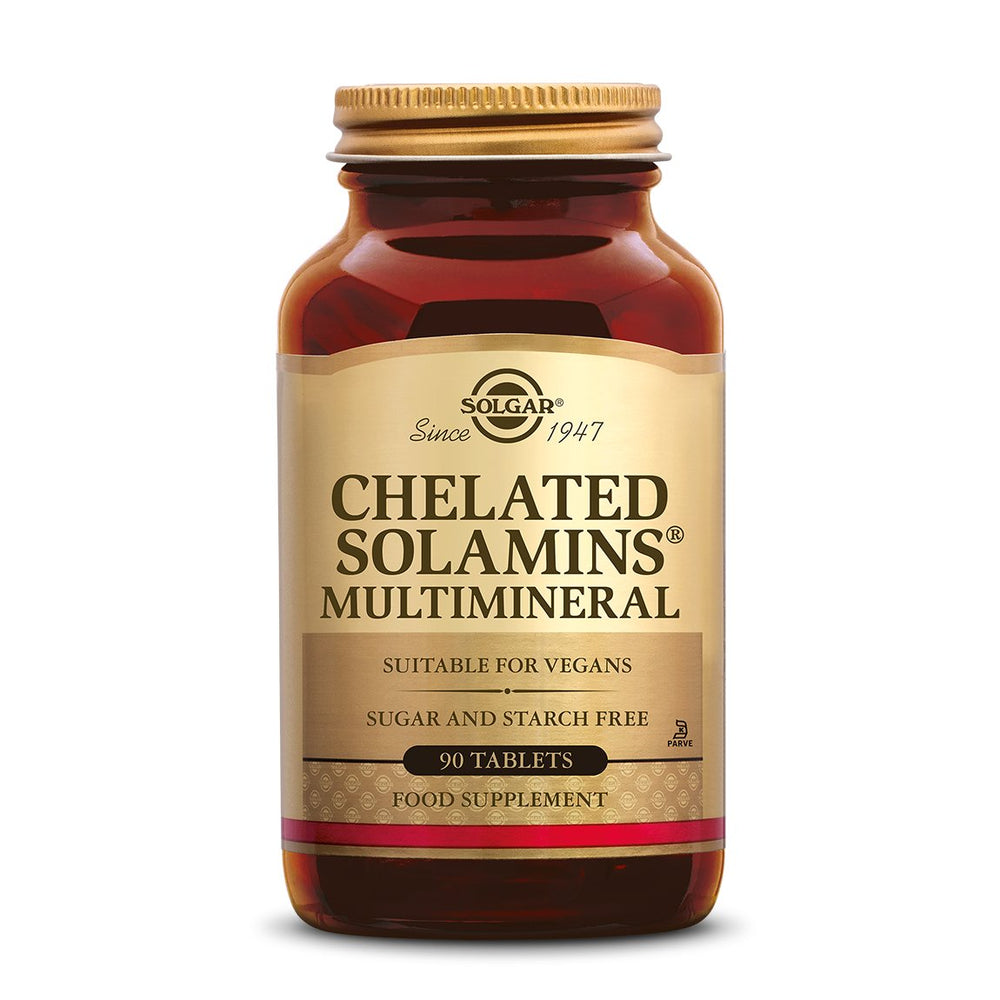 Chelated Solamins® Multimineralen Supplement Solgar 90  