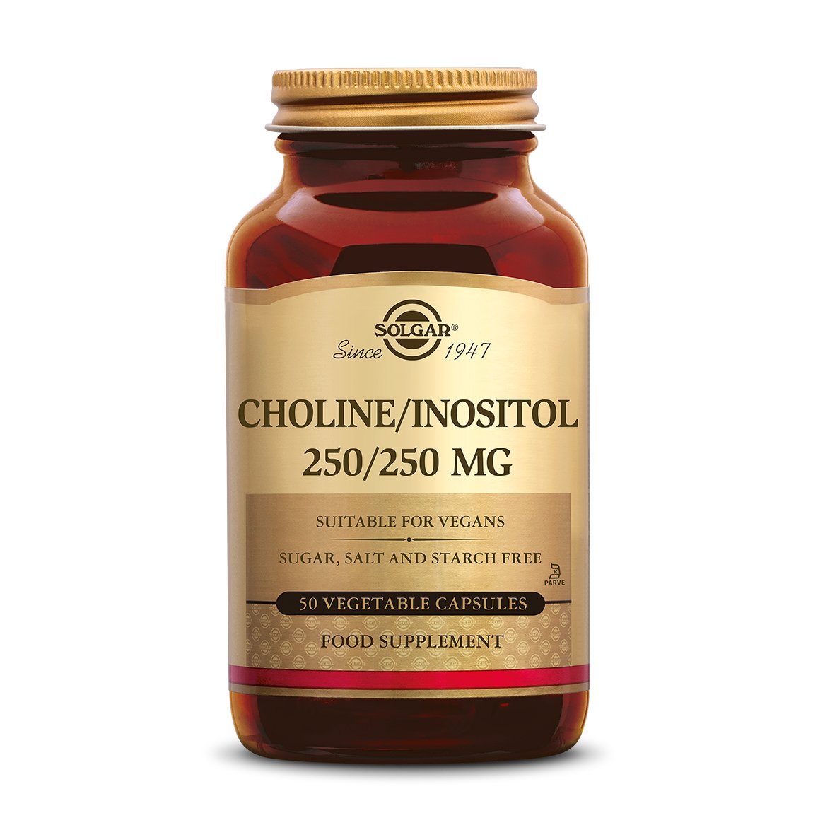 Choline/Inositol 250/250 mg Supplement Solgar 50  