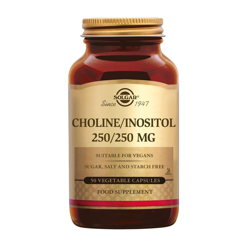 
                      
                        Choline/Inositol 250/250 mg Supplement Solgar   
                      
                    