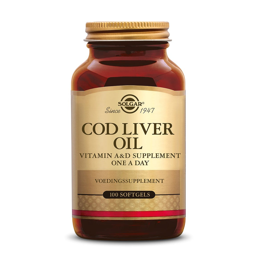 Cod Liver Oil (Levertraan) Supplement Solgar 100  