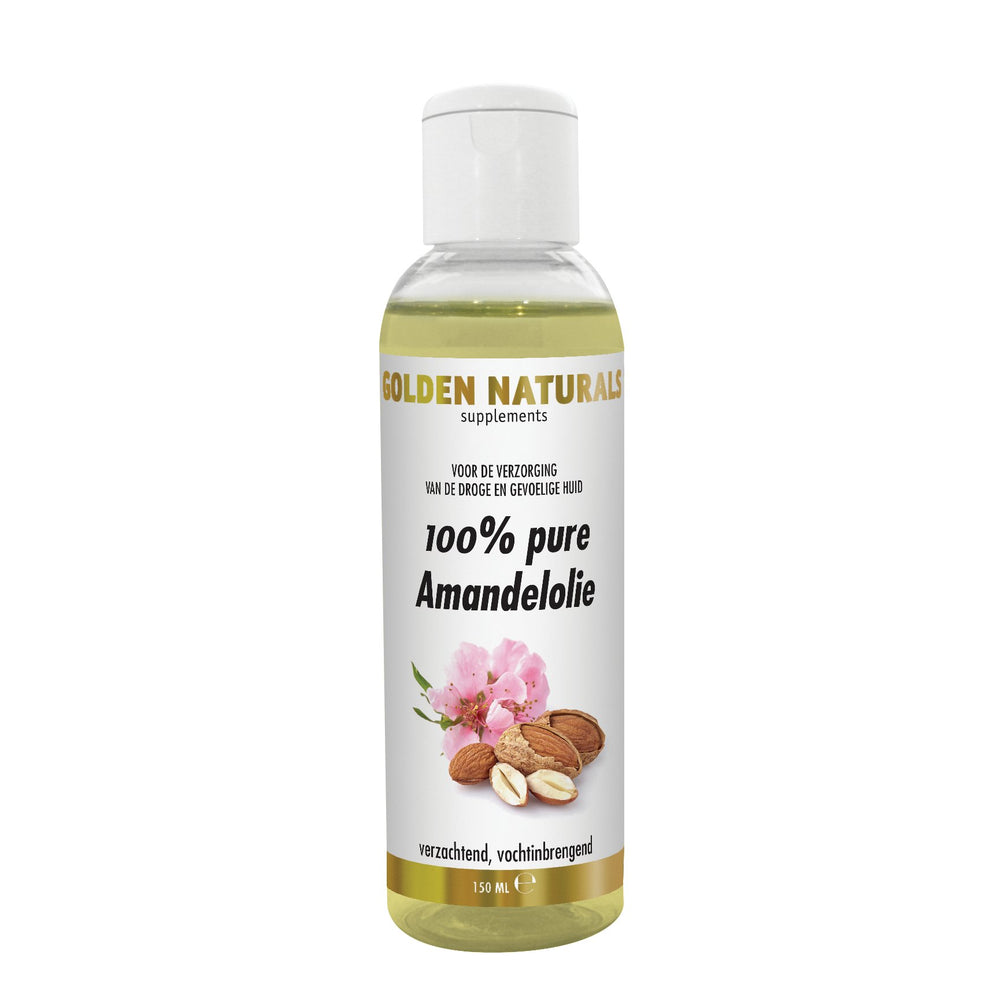 100% pure Amandelolie - 150 - milliliter Supplement Golden Naturals   