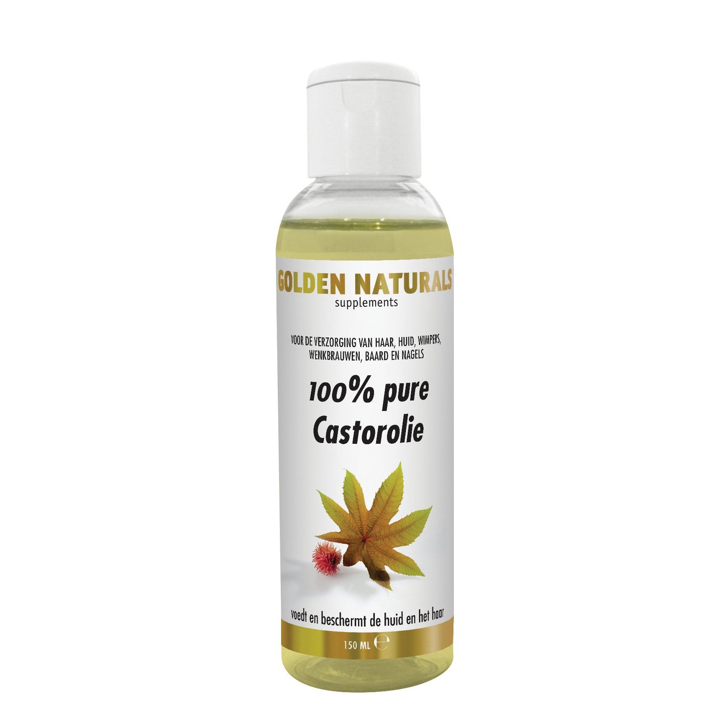 100% pure Castorolie - 150 - milliliter Supplement Golden Naturals   