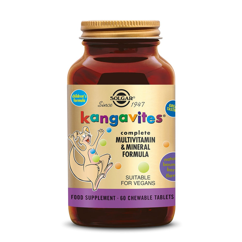 Kangavites™ Bouncing Berry Multivitamine kauwtabletten voor Kinderen Supplement Solgar 60  