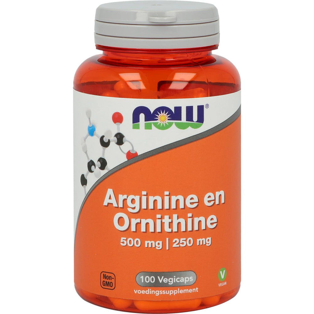 
                      
                        Arginine en Ornithine 500/250 mg Aminozuren NOW Default Title
                      
                    