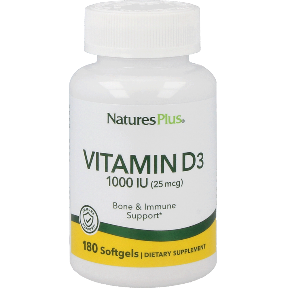 
                      
                        Vitamin D3 1000 IU Supplement Natures Plus Default Title  
                      
                    