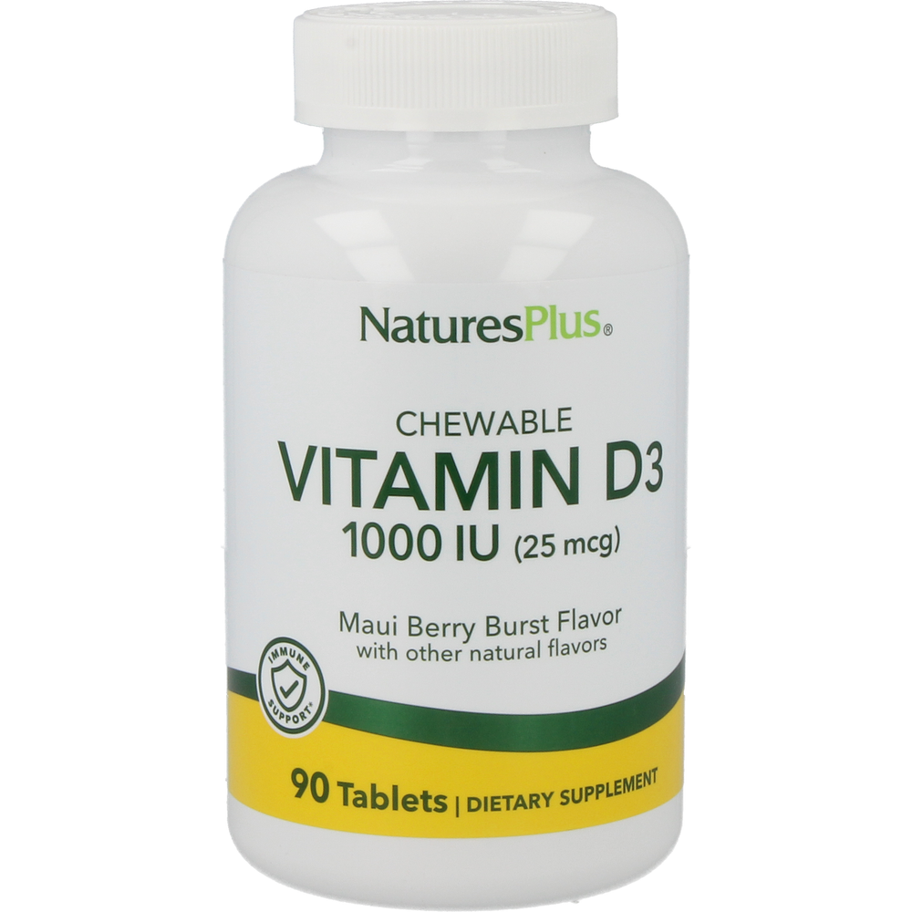 
                      
                        Vitamin D3 1000 IU tablets Supplement Natures Plus Default Title  
                      
                    