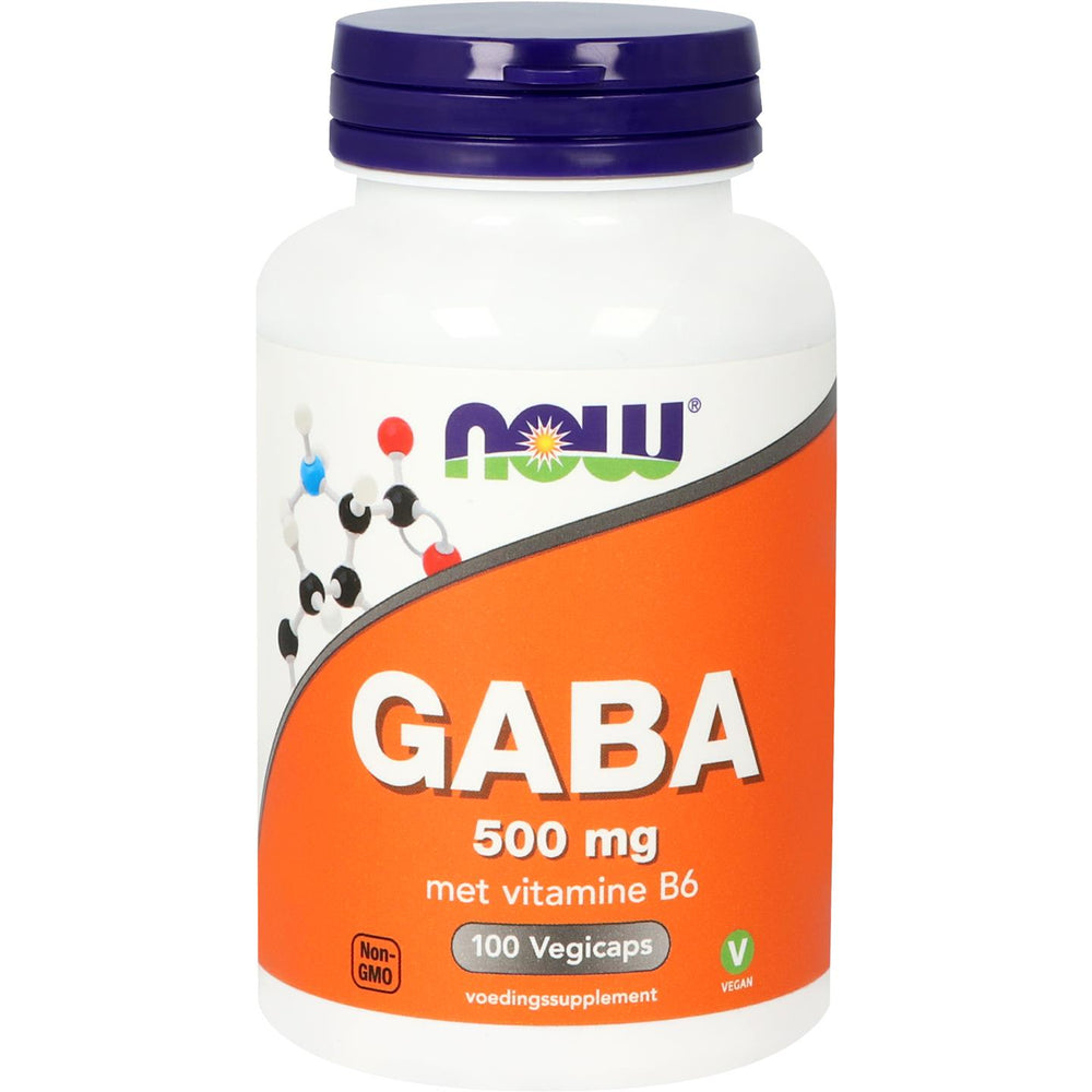 GABA 500 mg Aminozuren NOW Default Title