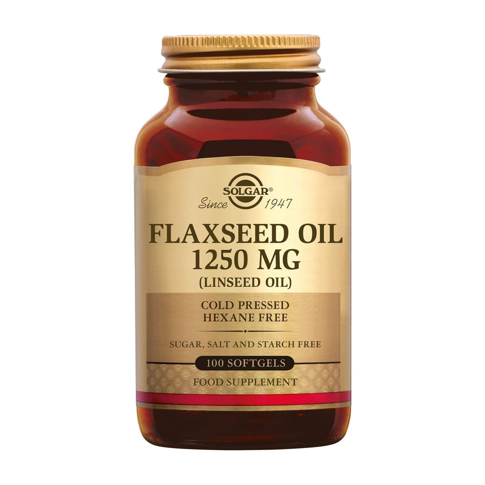 Flaxseed (Lijnzaad) Oil 1250 mg Supplement Solgar   