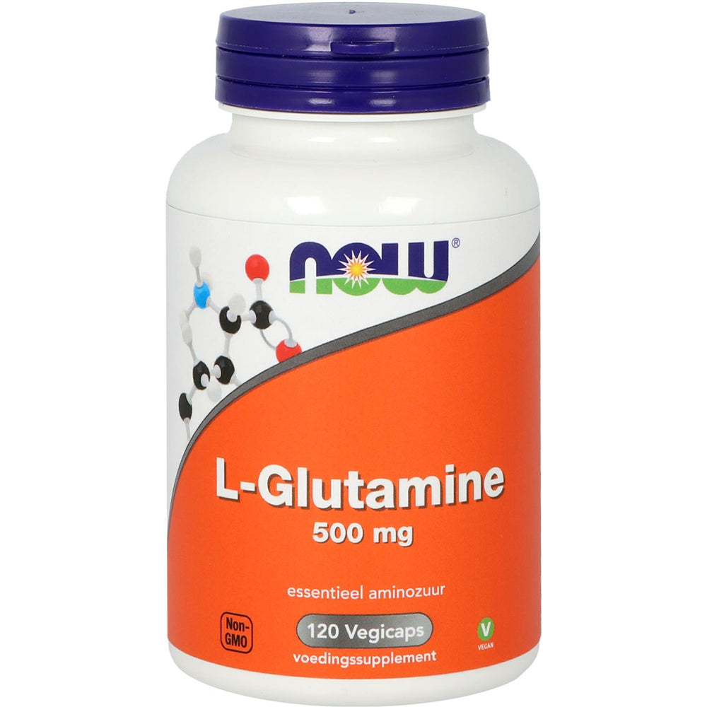 L-Glutamine 500 mg Aminozuren NOW Default Title