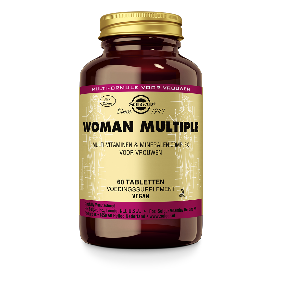 Woman Multiple Multivitamine voor Vrouwen Supplement Solgar 60