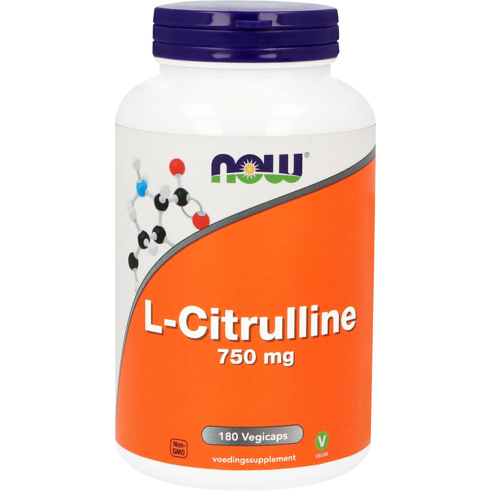 L-Citrulline 750 mg Aminozuren NOW Default Title