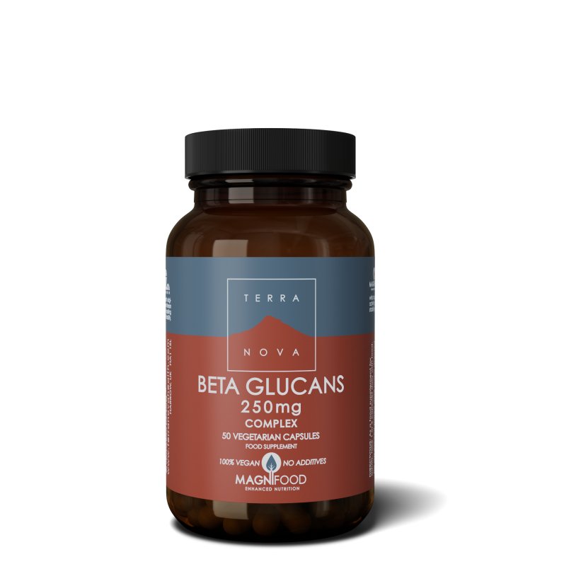 Beta glucans 250 mg complex | 50 capsules Supplement Terranovabenelux   