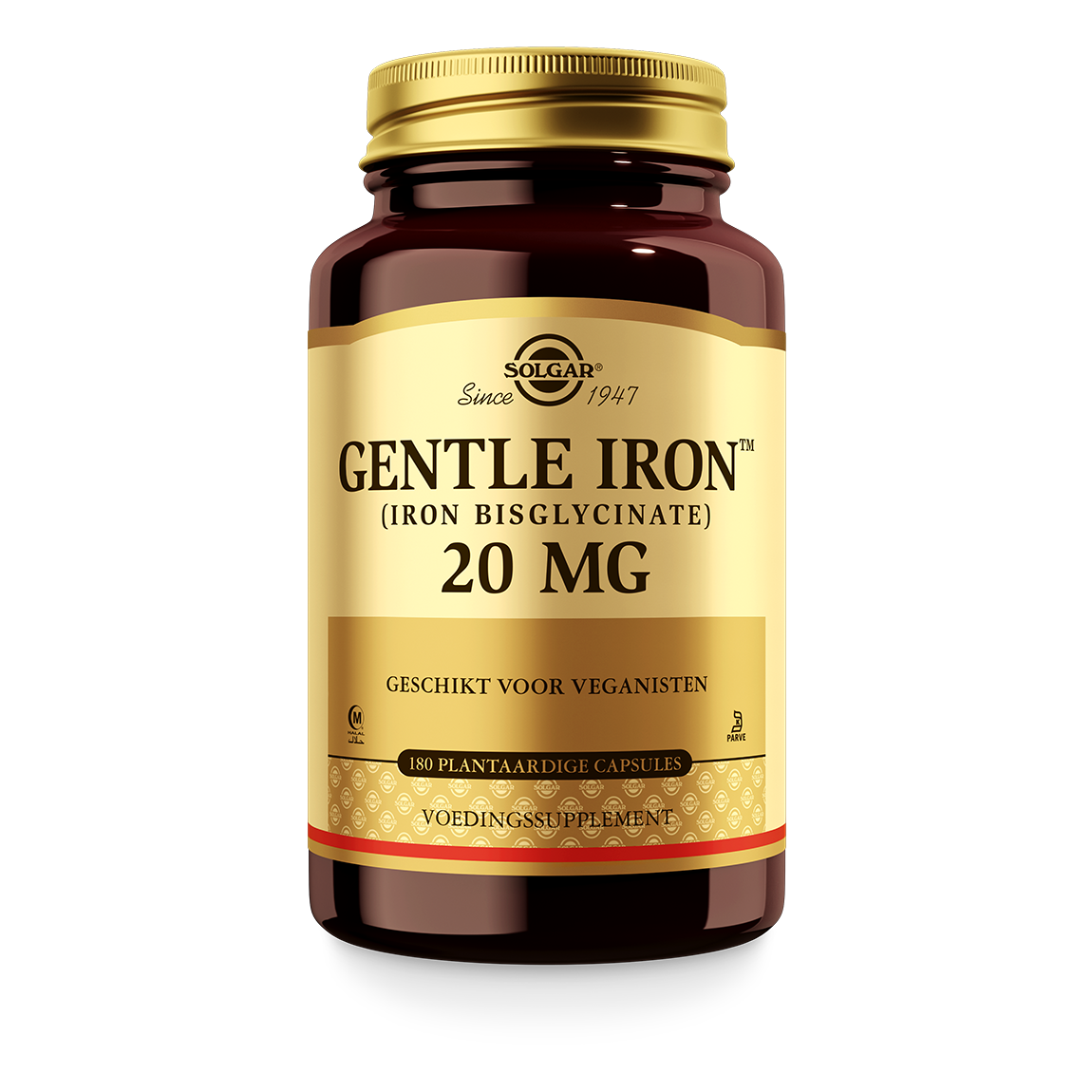 Gentle Iron (IJzer) 20 mg Supplement Solgar 180