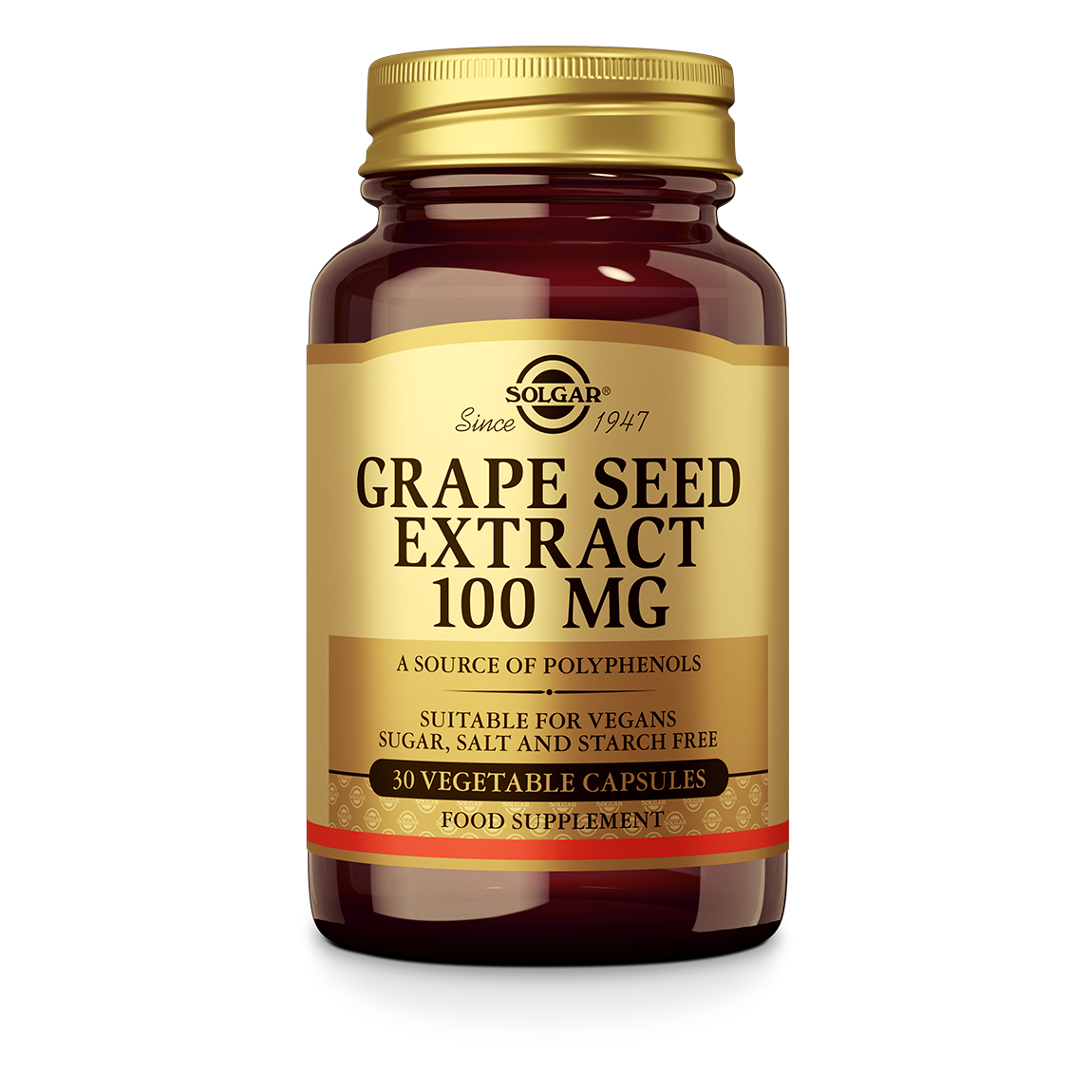 Grape Seed (Druivenpit) Extract 100 mg Supplement Solgar 30