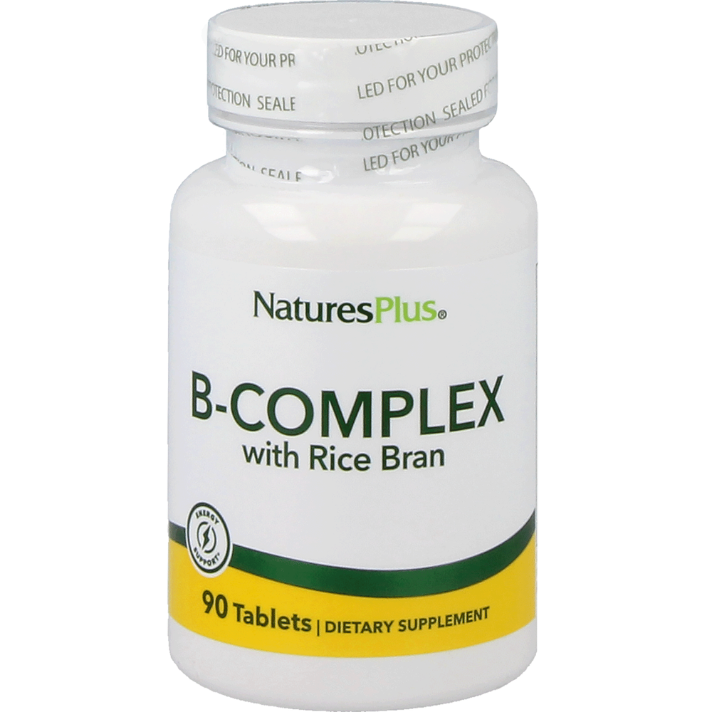 
                      
                        B-Komplex with Rice Bran Supplement Natures Plus Default Title  
                      
                    