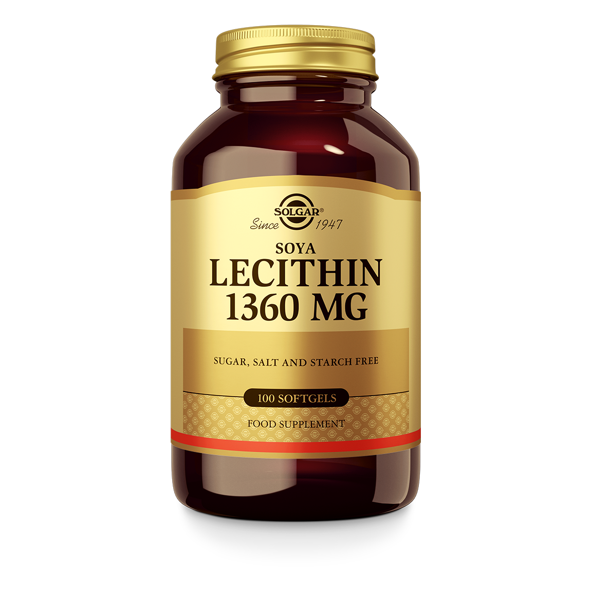 Lecithine 1360 mg Supplement Solgar 100