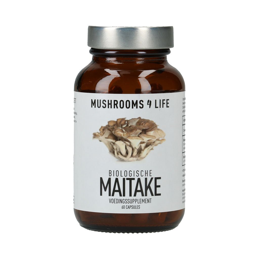 Maitake Paddenstoelen 60 Capsules  Mushrooms 4 Life   