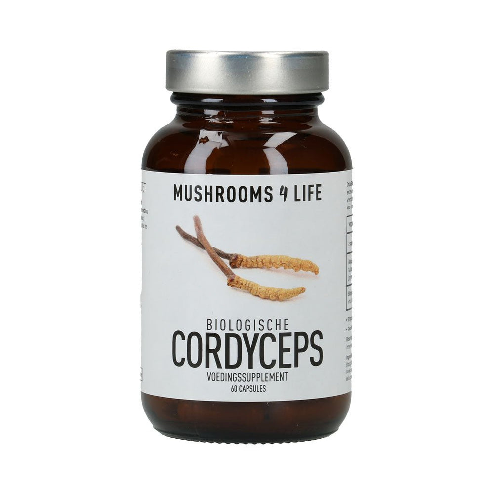 Cordyceps Paddenstoelen 60 Capsules  Mushrooms 4 Life   