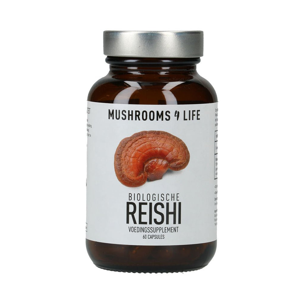 Reishi Paddenstoelen 60 Capsules  Mushrooms 4 Life   