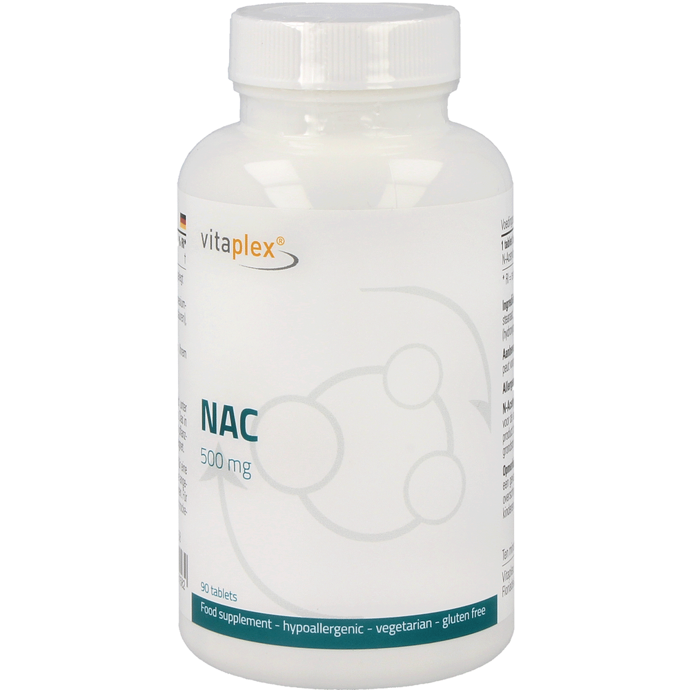 
                      
                        NAC 500 mg Supplementen Vitaplex Default Title  
                      
                    