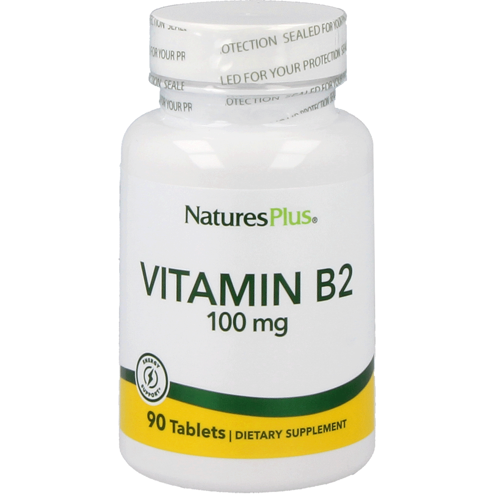 Vitamin B2 100 mg Supplement Natures Plus Default Title  