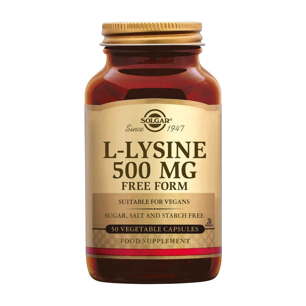 L-Lysine 500 mg Supplement Solgar   