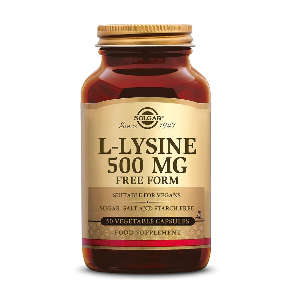 
                      
                        L-Lysine 500 mg Supplement Solgar 50  
                      
                    