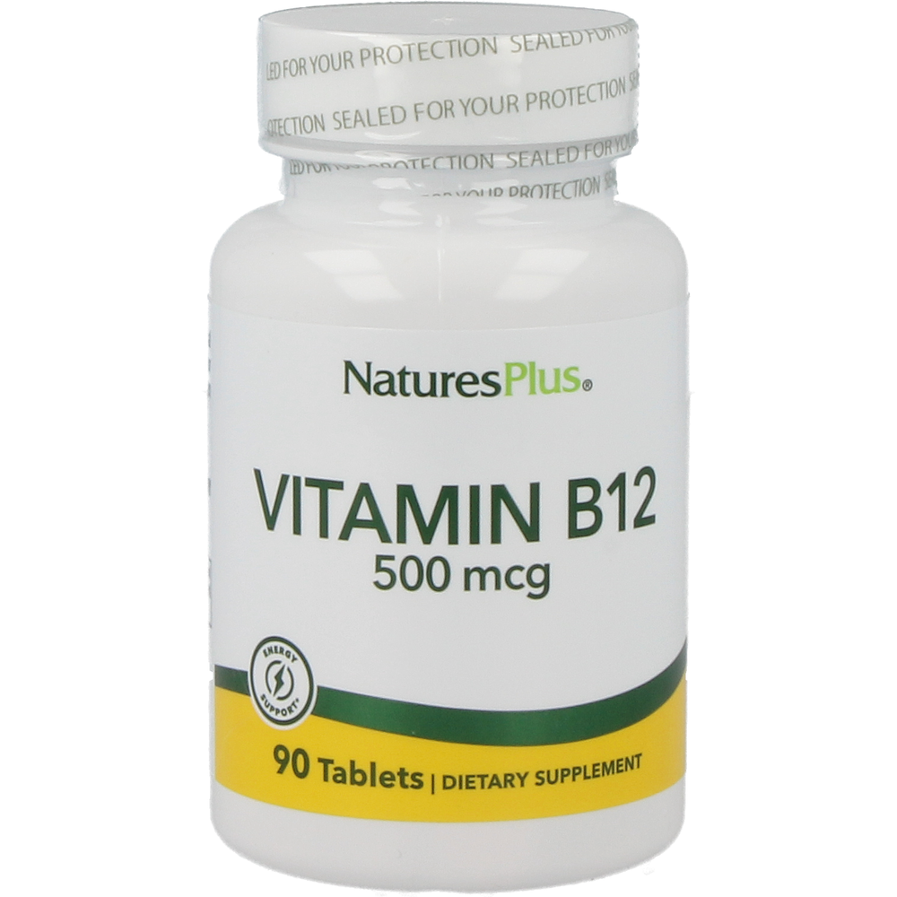 Vitamin B12 500 mcg Supplement Natures Plus Default Title  