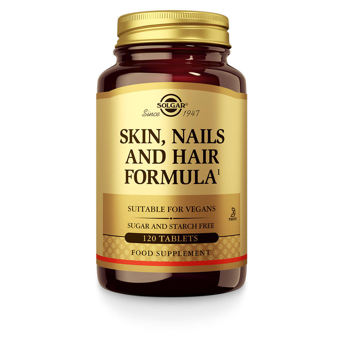 Skin, Nails and Hair (Huid, Nagels en Haar) Supplement Solgar 120