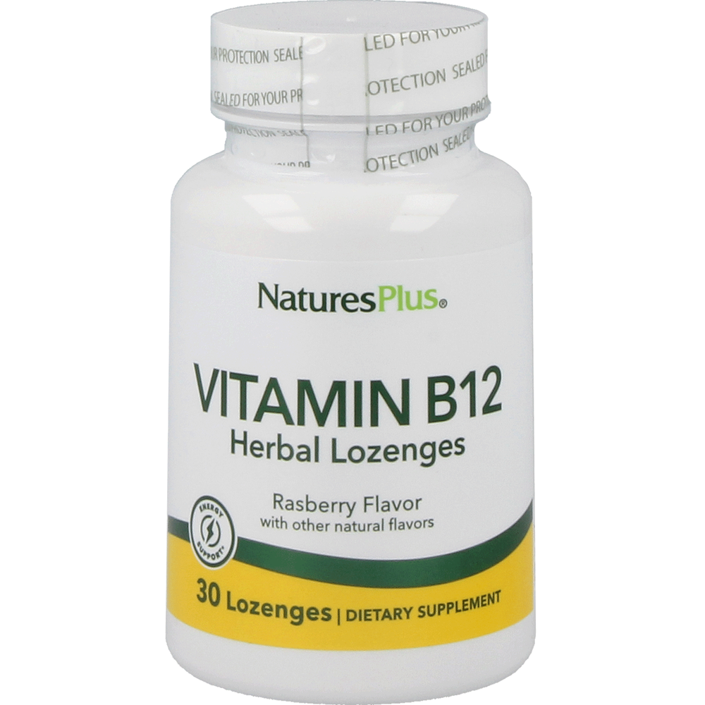 
                      
                        Vitamin B12 Herbal Lozenges Supplement Natures Plus Default Title  
                      
                    