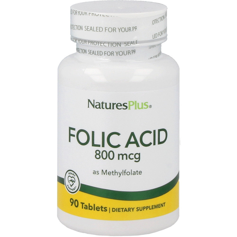 
                      
                        Folic Acid 800 mcg Supplement Natures Plus Default Title  
                      
                    