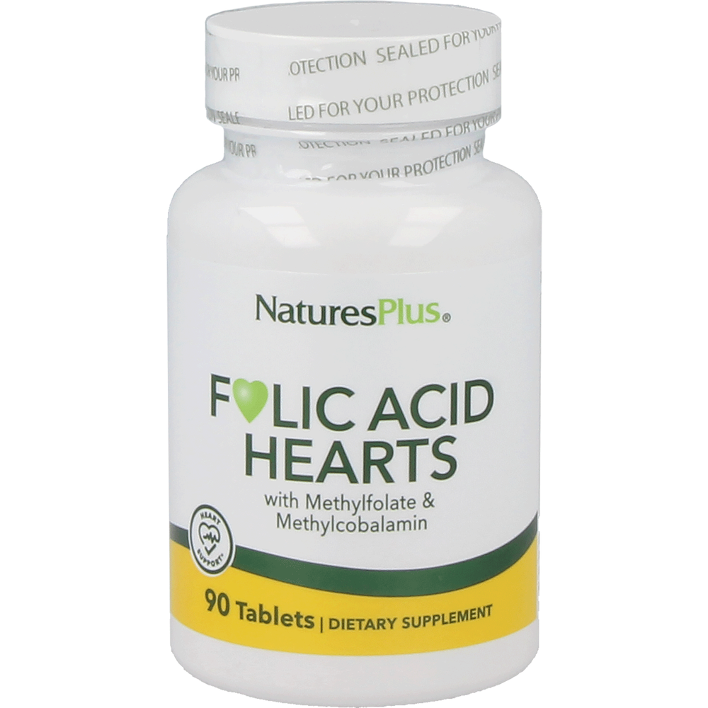 Folic Acid Hearts Supplement Natures Plus Default Title  