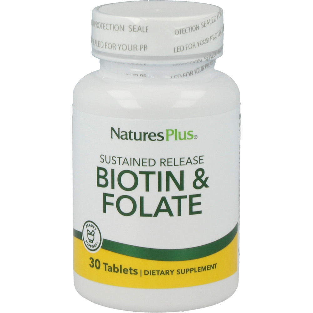 
                      
                        Biotin & Folate Supplement Natures Plus Default Title  
                      
                    