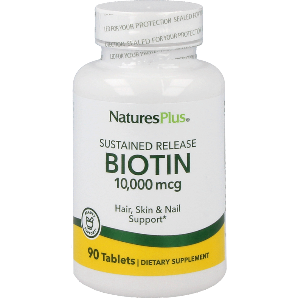 
                      
                        Biotin 10 mg Supplement Natures Plus Default Title  
                      
                    