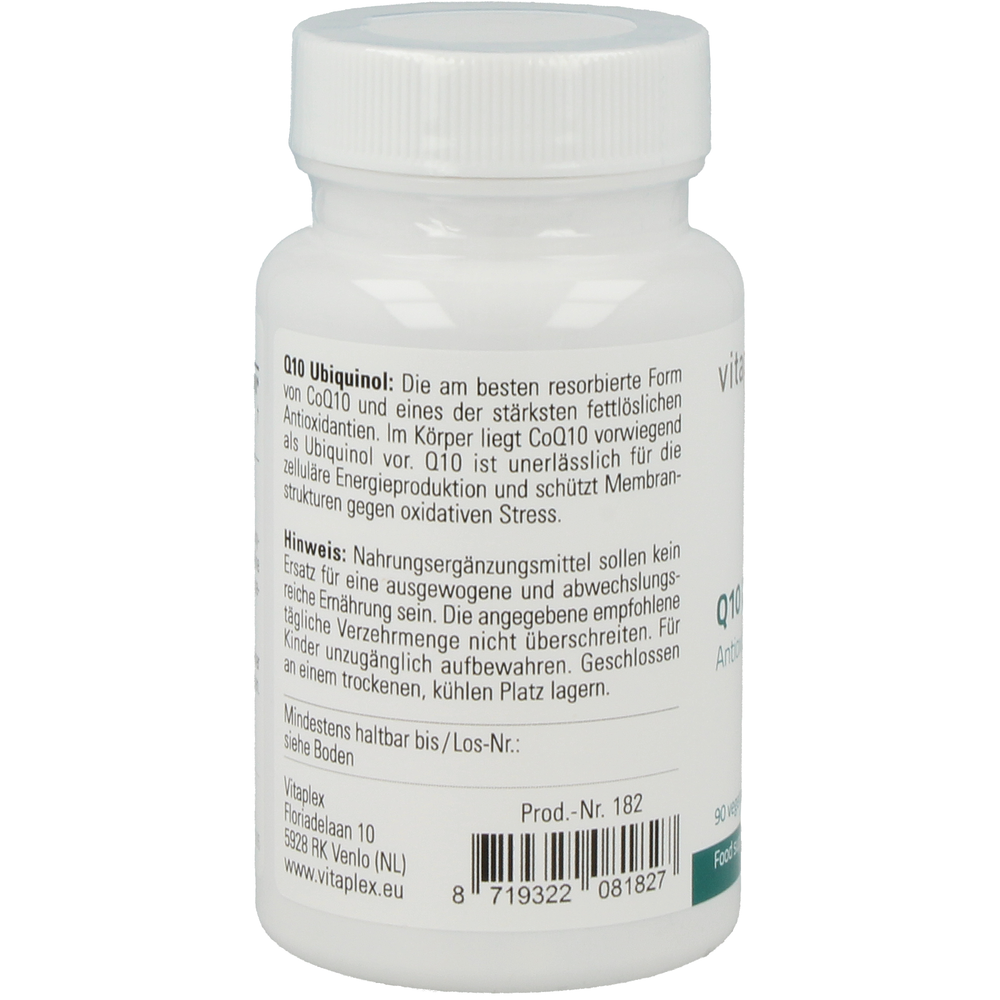 
                      
                        Q10 Ubiquinol 50 mg Supplementen Vitaplex   
                      
                    