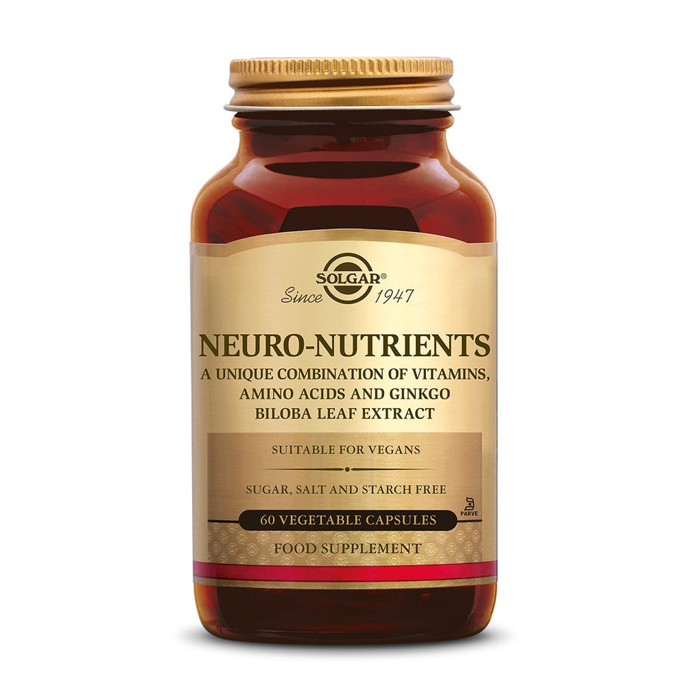 
                      
                        Neuro Nutrients Supplement Solgar 60  
                      
                    