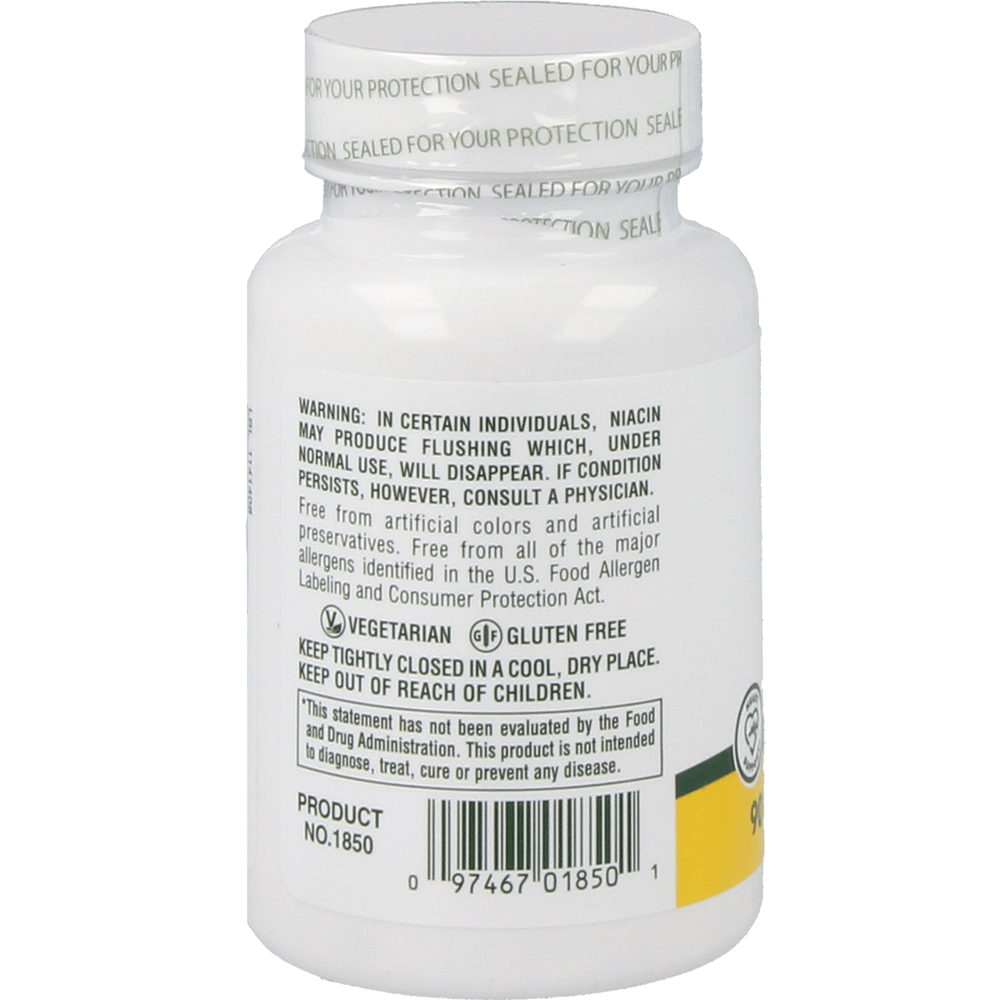 Niacin 100 mg Supplement Natures Plus   