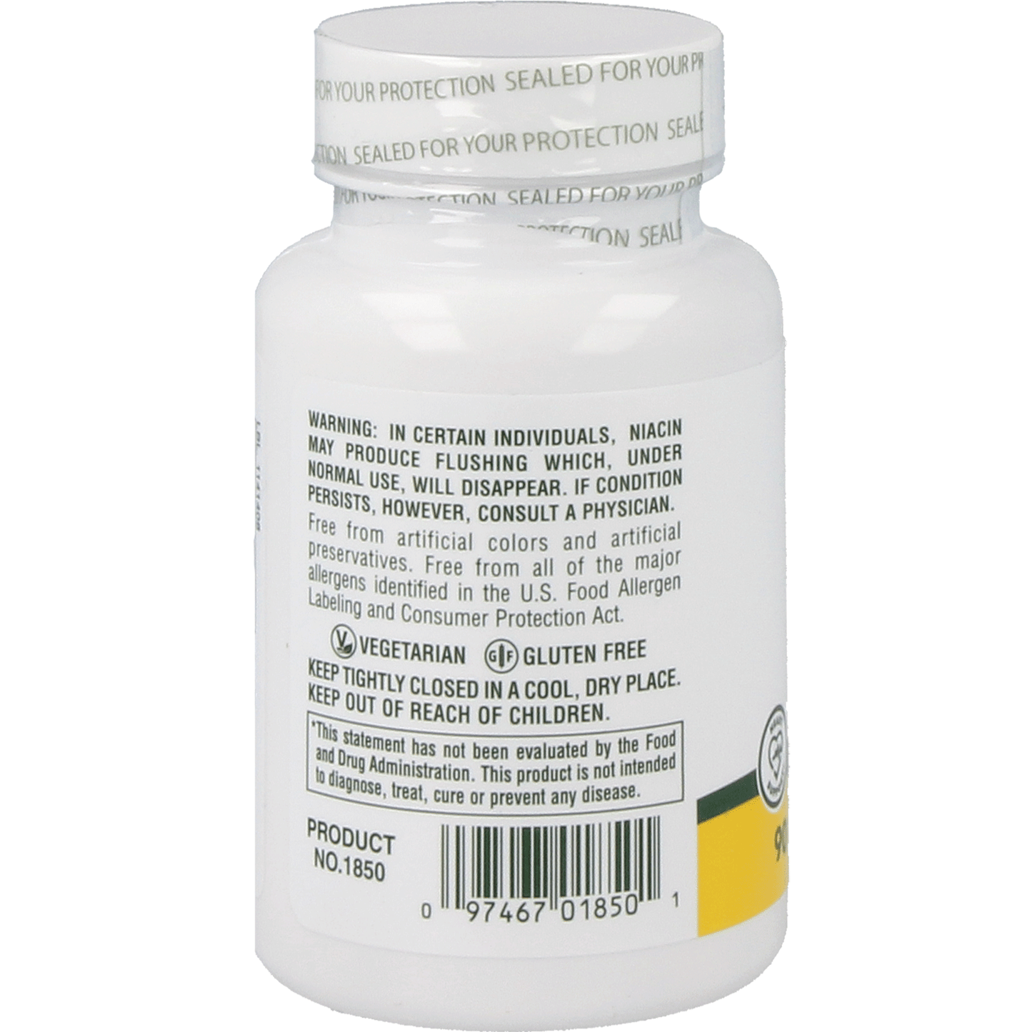 Niacin 100 mg Supplement Natures Plus   